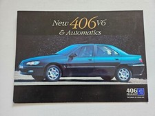 PEUGEOT 406 3.0 V6 SALES BROCHURE 1996 1997