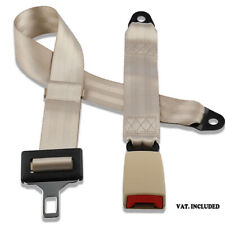 2 Point Vehicle Car Seat Belt Lap Belts For Land Rover Series & Defender Beige