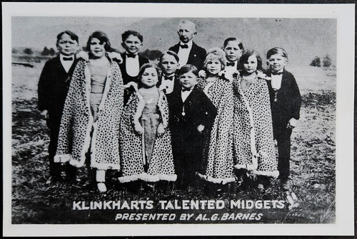 Real photo circus sideshow - circus,