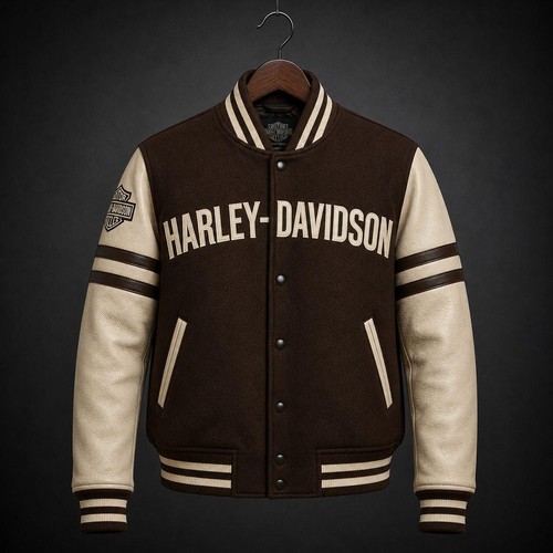 Harley davidson varsity jacket - harley-davidson,