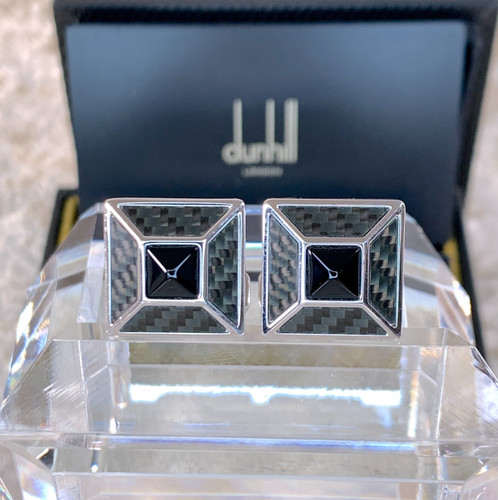 Dunhill cufflinks pyramid - cufflinks,