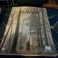 Taylor Swift Folklore Piano Vocal Guitar Songbook 2020 Paperback Edition