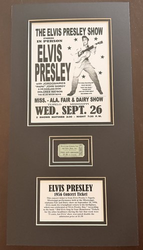 Elvis presley custom matted - elvis,