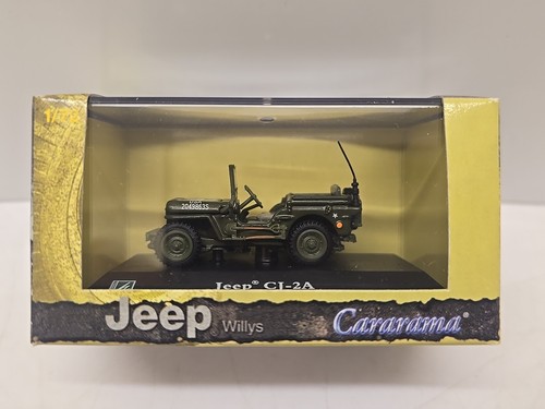 Cararama ww2 willys jeep 2a - jeep, cj-2a