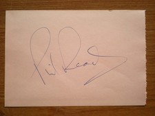 Genuine Phil Read Autograph 1970s G.P. Motorcycle Rider