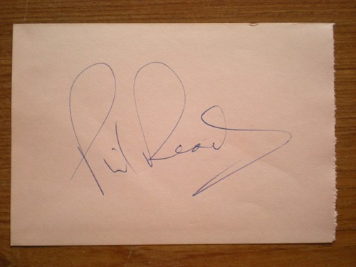 Genuine phil read autograph - genuine,