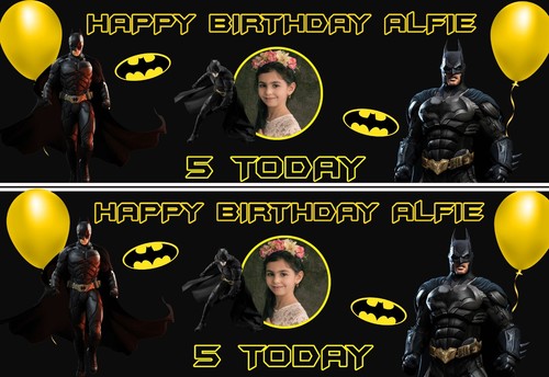 Personalised batman birthday - personalised,