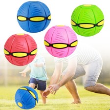 Flying Saucer Ball Deformation Frisbee Pet Dog Outdoor Decompression Magic Toy