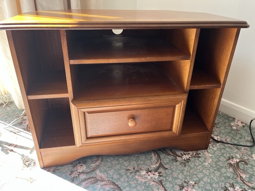 Vintage media cabinet unit - vintage, tv