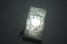 OLD, RARE, ANTIQUE,  SILVER , HALL MARKED , LIGHTER  c1920?