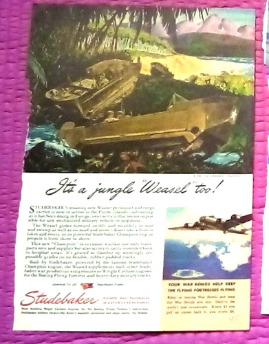 1945 wwii studebaker weasel - wwii,