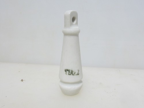 Vintage ceramic cistern handle - cistern,