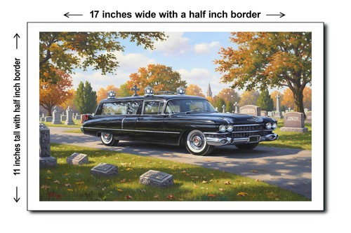 1959 cadillac funeral coach - funeral,