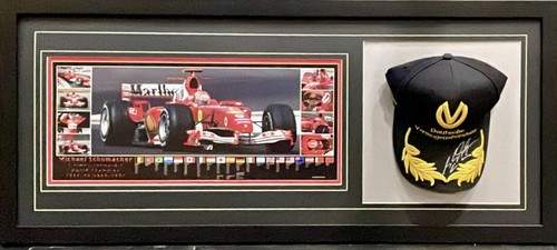 Michael schumacher signed cap - schumacher,