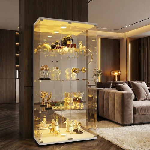Living room glass showcase - living,