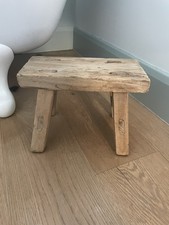 small vintage wooden milking