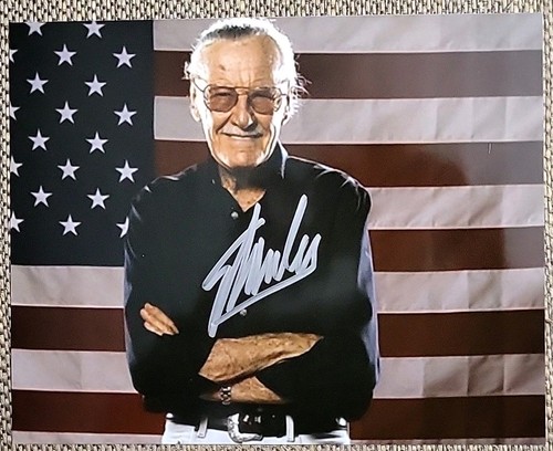 Stan lee marvel hand signed - stan,
