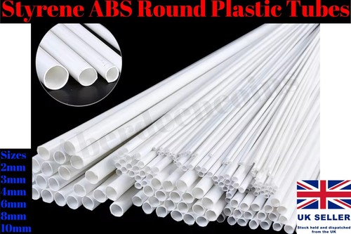 White abs round hollow - white,