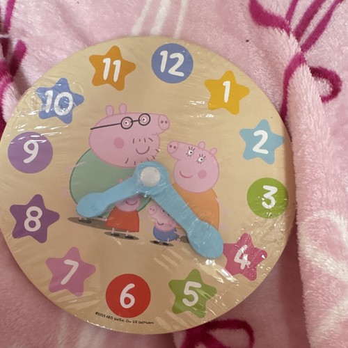 Peppa pig wooden round - peppa,