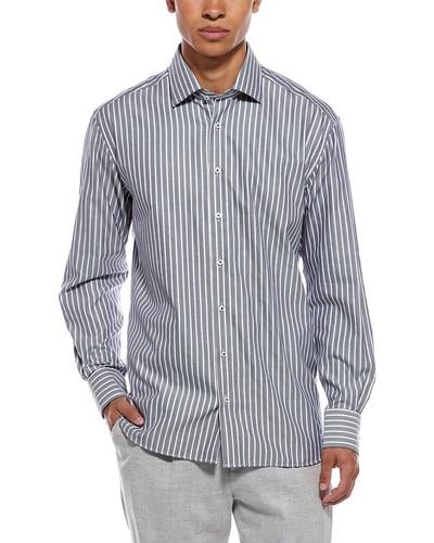 Eterna herringbone modern fit - herringbone,