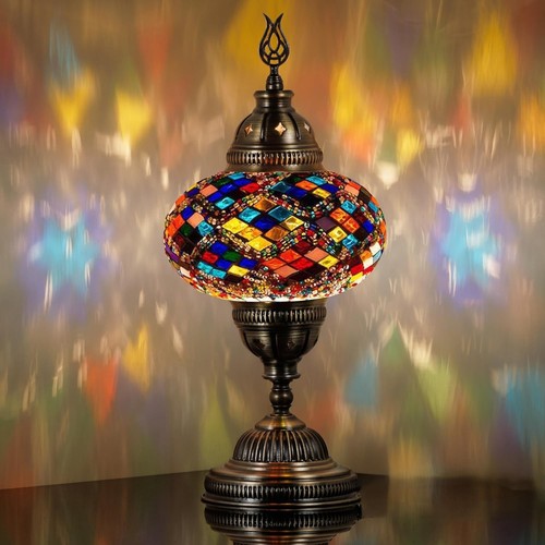 Portable moroccan mosaic lamp - portable,