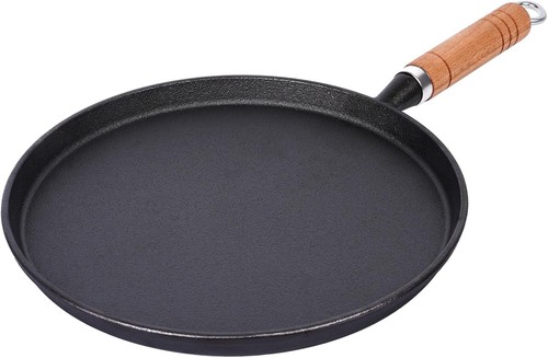 Inch cast iron crepe - cast, pan