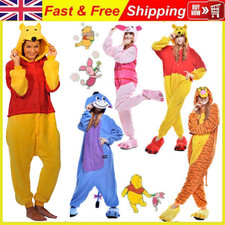 Adult Winnie The Pooh Flannel Onesie11 Unisex Cosplay Costume Kigurumi Pajamas🎁