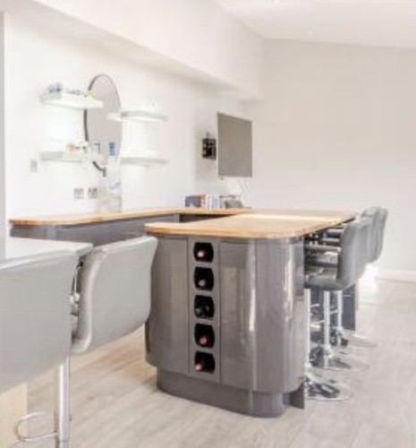 Stylish home bar - home,