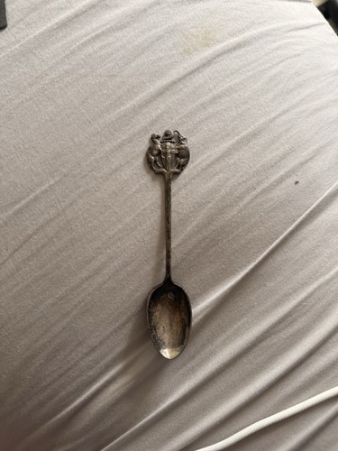 Antique sterling silver spoon - antique,