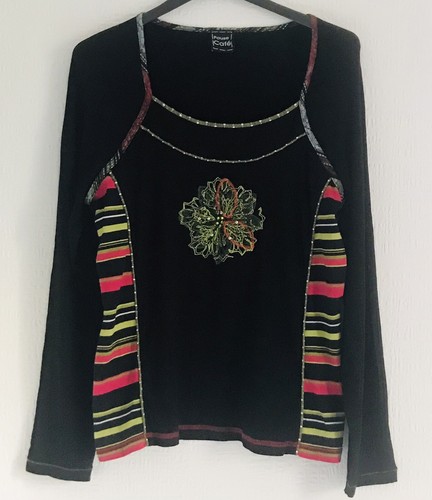 Pause café top size black - top,