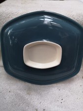 Poole Pottery Blue Moon two tone casserole dish lid