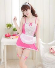 Night Party Pink French Maid Valentine Costume Lingerie, Cosplay Fancy Dress