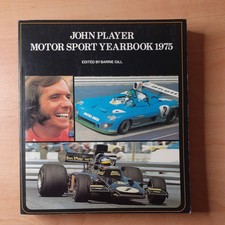 MOTOR SPORT YEARBOOK 1975 JOHN PLAYER BY BARRIE GILL F1 RALLYING SPORTS CARS