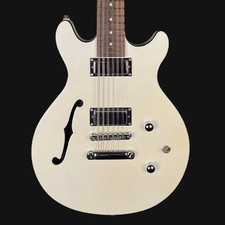 Daisy Rock Retro-H 12ST Electric Guitar in White Pearl