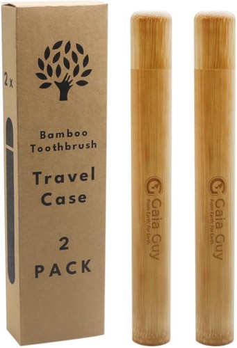 Gaia guy bamboo toothbrush - bamboo,