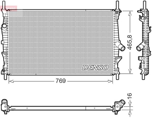 Denso engine radiator fits - denso,