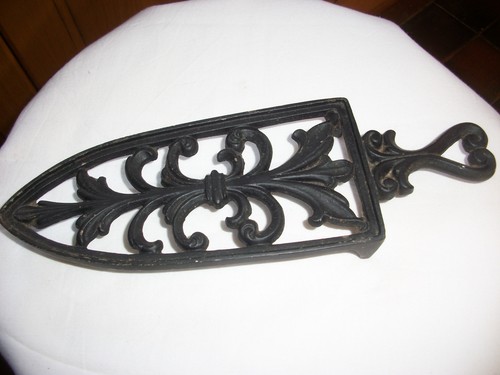 Antique long iron - antique, trivet