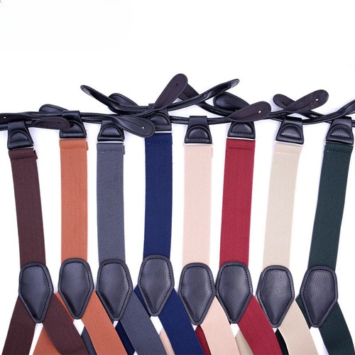 35mm button trousers braces - 35mm,