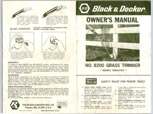 Vintage black decker no - vintage,