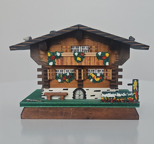 Vintage wooden swiss chalet - swiss,