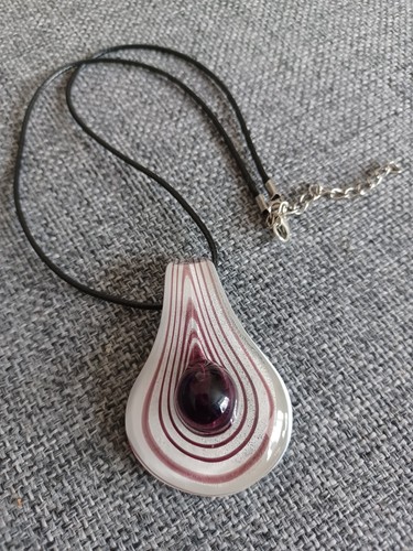 Murano style glass pendant - murano,