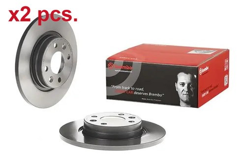 Pcs front brake disc rotors - front,
