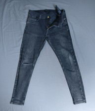 ZARA MAN Skinny Stretch Black Jeans - EUR 42 (Aprox 31W/28L)