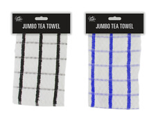 Jumbo Tea Towel Checked