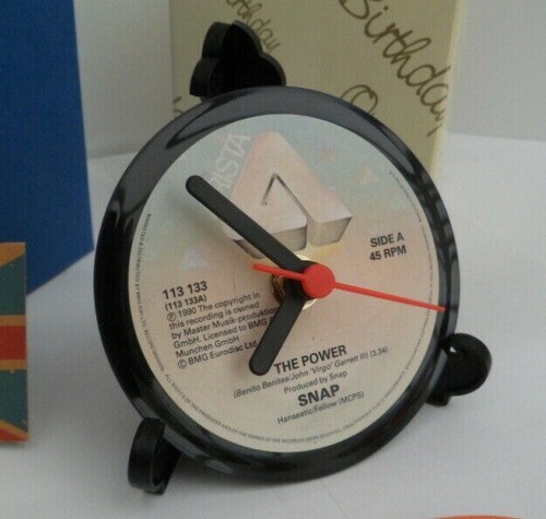 Snap clock side table - clock,