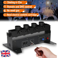Electric 4 Head Confetti Cannon Remote Confetti Machine DMX for Wedding Events