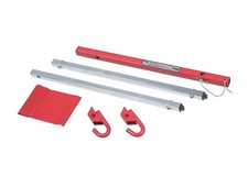 Rigid Tow pole Bar connects to towing eye Ring Automotive RCT1500