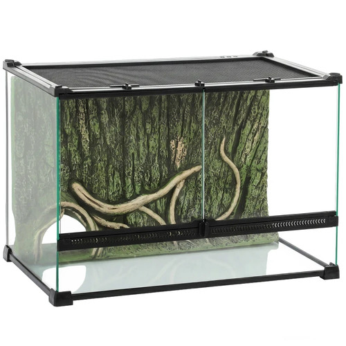 Pawhut 48l glass - 48l, terrarium