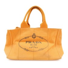 PRADA Canapa Canvas Tote Bag