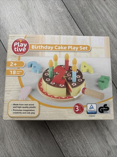 Wooden birthday cake play - wooden,